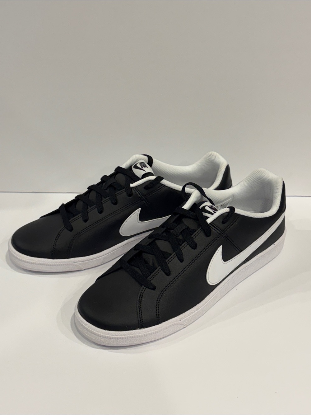 Nike Men's Court Royale Black and White Low-Top Sneakers